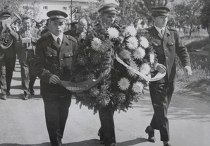 Rok 1968, oslavy 75 let sboru, průvod na hřbitov